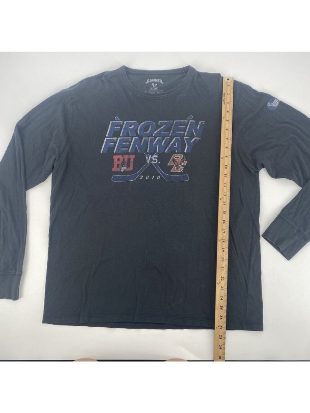 Boston College Frozen Fenway 2010 Hockey East '47 Twins Long Sleeve T-shirt XL - Picture 5 of 12
